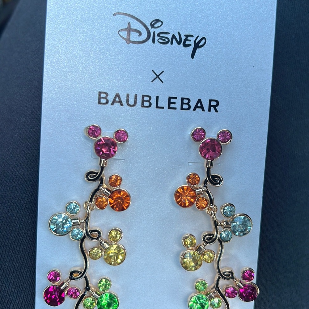 Disney Baublebar Christmas Earrings